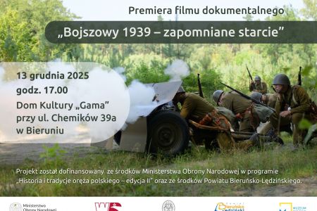 Premiera filmu dokumentalnego - "Bojszowy 1939 - zapomniane starcie"